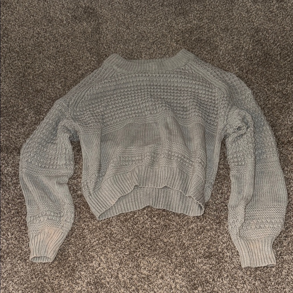 Women's Gray Knit Sweater